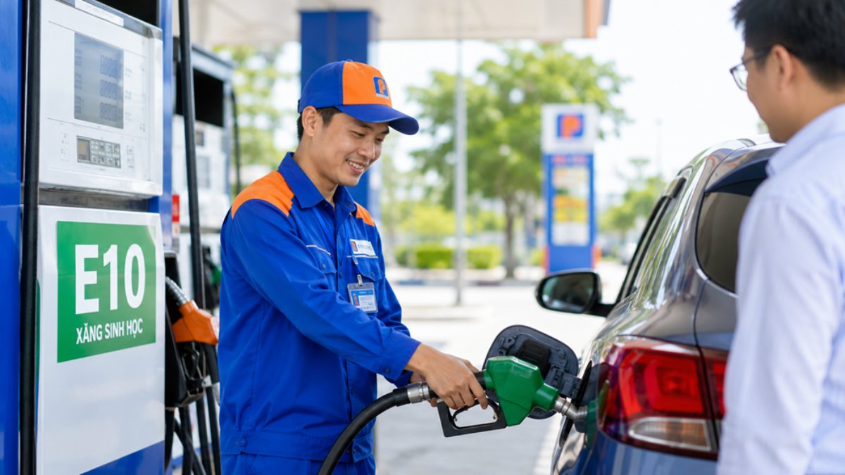 Giá xăng giảm mạnh từ 4/6, xăng E5 RON 92 xuống còn 21.780 đồng/lít