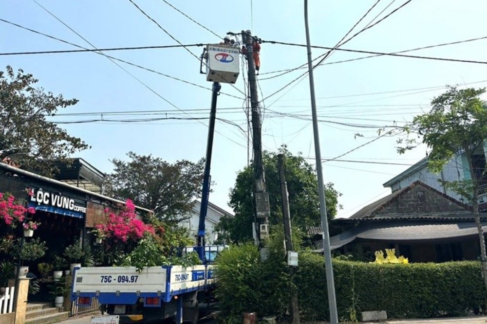 Lịch tạm ngừng cấp điện thành phố Huế ngày 25/5/2026