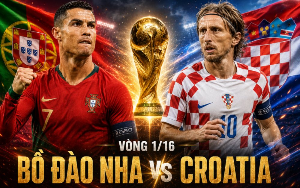 Nhận định Bồ Đào Nha vs Croatia 6h00 ngày 3/7: Cuộc chiến châu Âu - Vòng 1/16 World Cup 2026