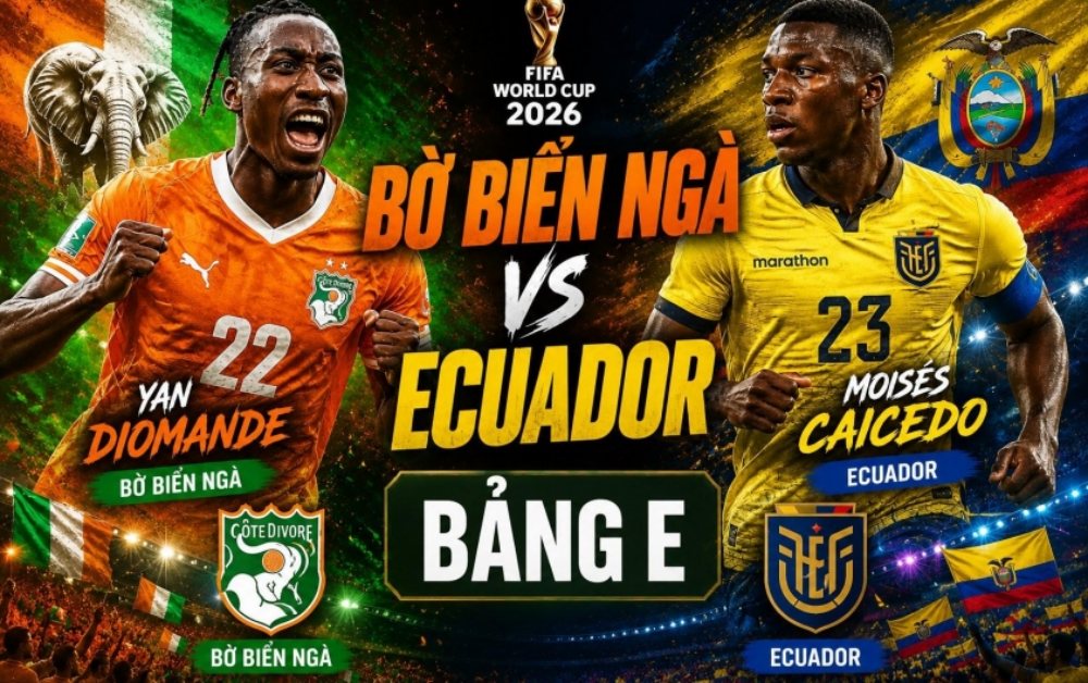 Nhận định bóng đá Bờ Biển Ngà vs Ecuador 06h00 ngày 15/6: Cuộc chiến cân bằng