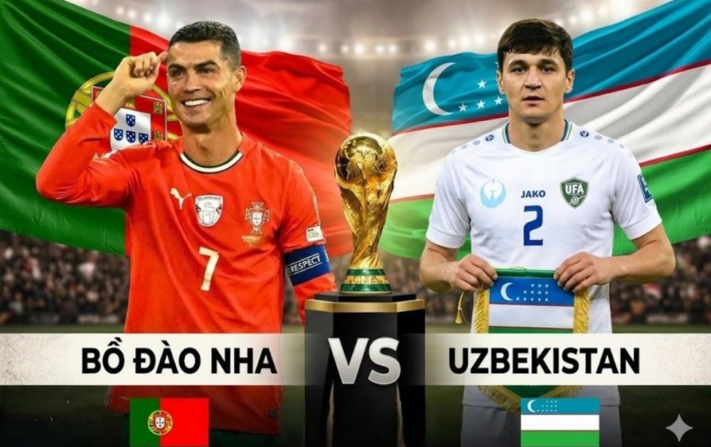 Nhận định bóng đá Bồ Đào Nha vs Uzbekistan 00h00 ngày 24/6: Cơn mưa bàn thắng
