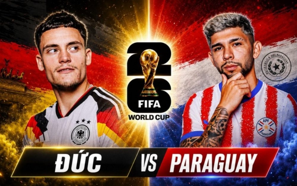 Nhận định bóng đá Đức vs Paraguay 03h30 ngày 30/06: Đức áp đảo - Vòng 1/16 World Cup 2026