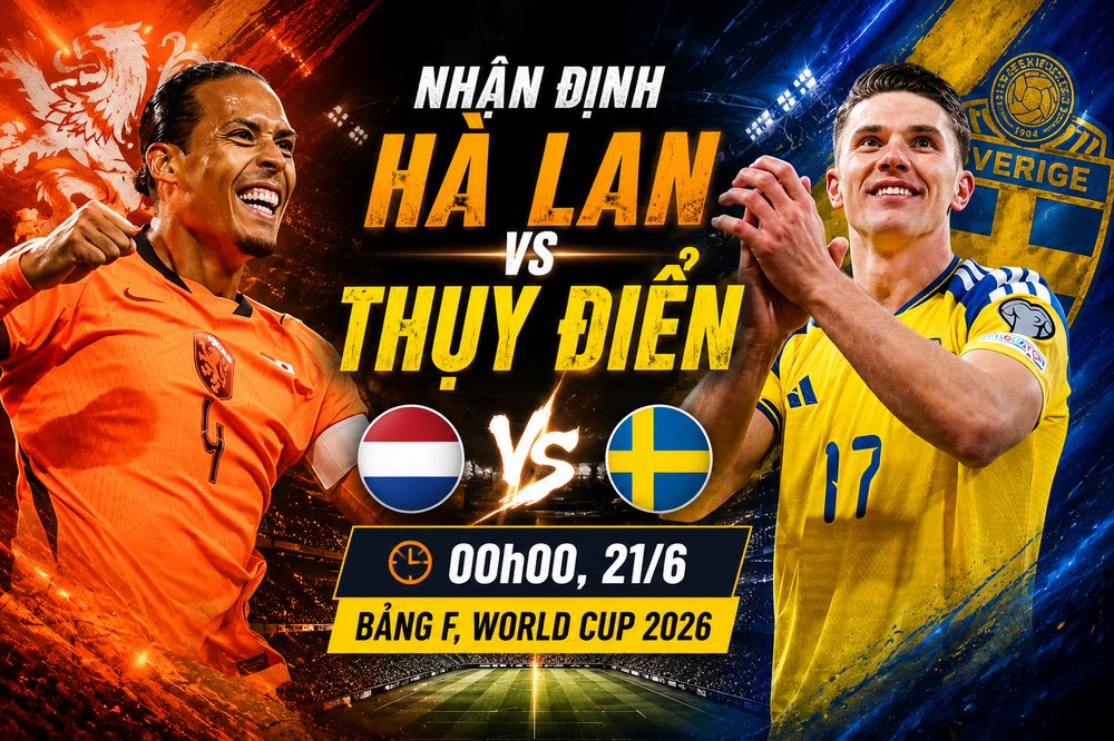 Nhận định bóng đá Hà Lan vs Thụy Điển 00h00 ngày 21/6: Nội chiến tương tàn