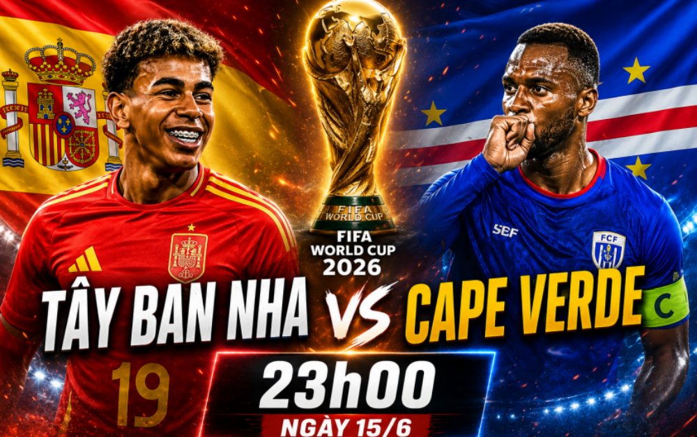 Nhận định bóng đá Tây Ban Nha vs Cape Verde 23h00 ngày 15/6: Dễ ‘mưa gôn’!