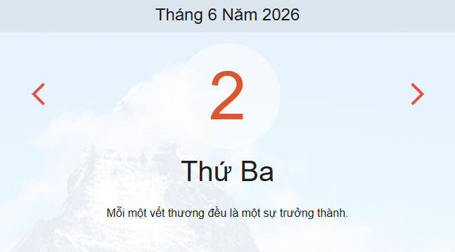 Xem lịch âm dương hôm nay 2/6