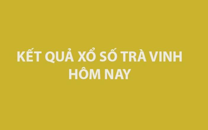 XSTV 4/9 - Kết quả Xổ số Trà Vinh hôm nay 4/9/2026
